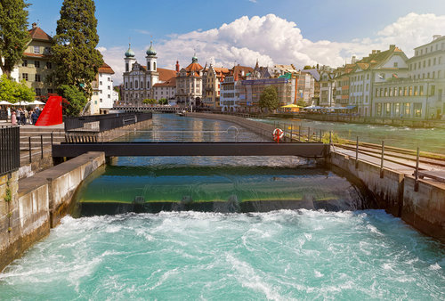 Wasserkraft mitten in Luzern